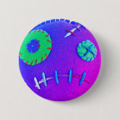 Badge Rond 5 Cm Acide de pourpre de vaudou (Devant)