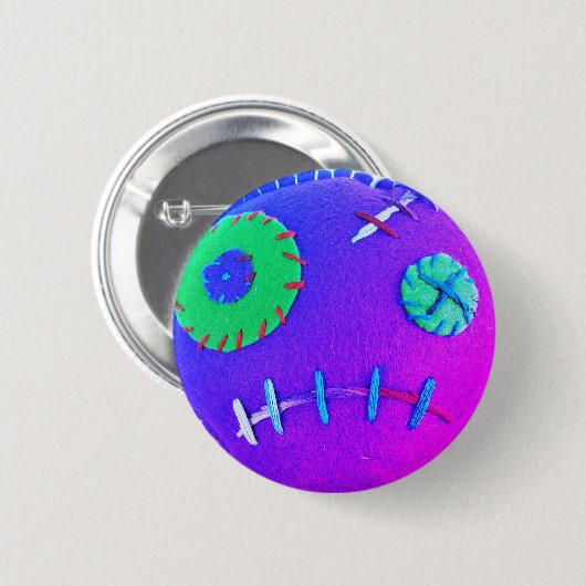 Badge Rond 5 Cm Acide de pourpre de vaudou (Devant & derrière)