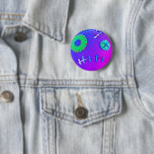 Badge Rond 5 Cm Acide de pourpre de vaudou (En situation)