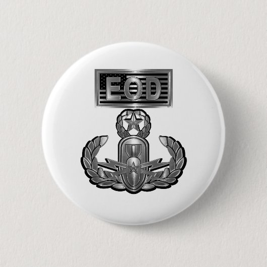 Badge Rond 5 Cm Acier Conception Master Explosive Ordination (Devant)