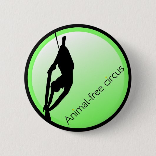 Badge Rond 5 Cm Acrobate de cirque moderne (Devant)