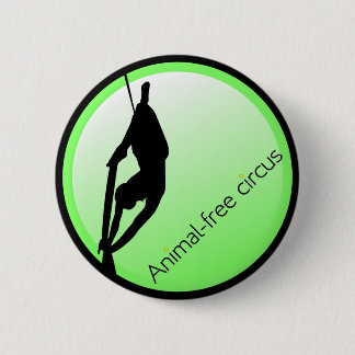 Badge Rond 5 Cm Acrobate de cirque moderne