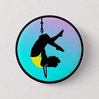Badge Rond 5 Cm Acrobate de nouveau cirque
