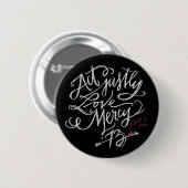 Badge Rond 5 Cm Acte juste. Pitié d'amour. /Abort73.com (Devant & derrière)
