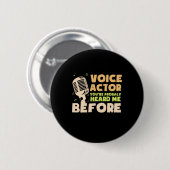 Badge Rond 5 Cm Acteur vocal (Devant & derrière)