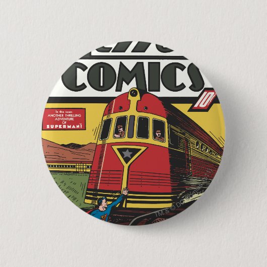 Badge Rond 5 Cm Action Comics - juin 1939 (Devant)