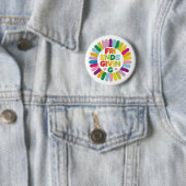 Badge Rond 5 Cm Action de grâce entre amis (En situation)