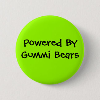 Badge Rond 5 Cm Actionné par, ours de Gummi