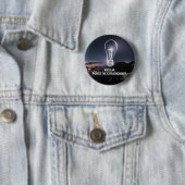 Badge Rond 5 Cm Actionnez le bouton extraordinaire (En situation)