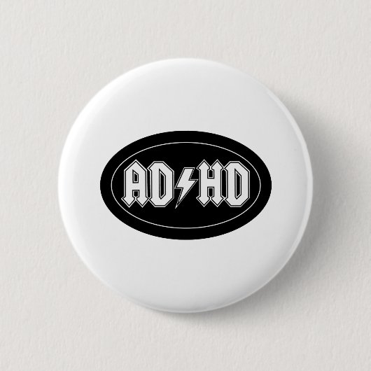 BADGE ROND 5 CM AD/HD (Devant)