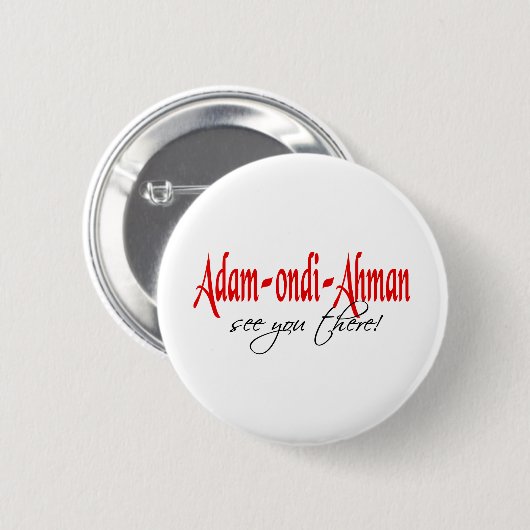 Badge Rond 5 Cm Adam Ondi Ahman (Devant & derrière)