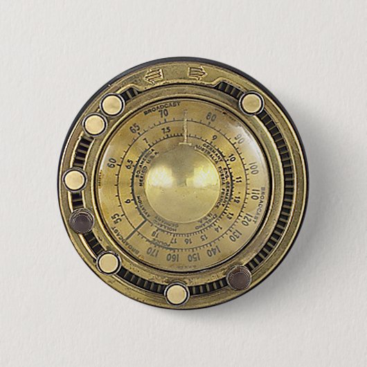 Badge Rond 5 Cm Adaptive Marconiscope de professeur Temple's (Devant)