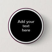 Badge Rond 5 Cm Add Your Text Here - TEMPLATE (Devant)