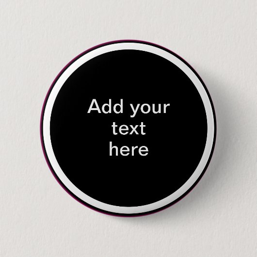 Badge Rond 5 Cm Add Your Text Here - TEMPLATE (Devant)