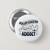 Badge Rond 5 Cm Addict Dessous de verre à rouleaux (Devant & derrière)