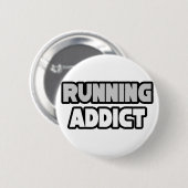 Badge Rond 5 Cm Addict en cours (Devant & derrière)