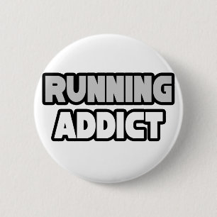 Badge Rond 5 Cm Addict en cours