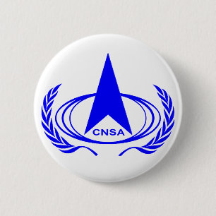 Badge Rond 5 Cm Administration nationale de l'espace de la Chine -
