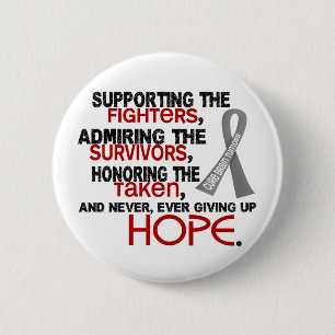 Badge Rond 5 Cm Admirer de soutien honorant la tumeur cérébrale