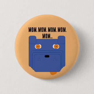 Badge Rond 5 Cm Admirer le chien