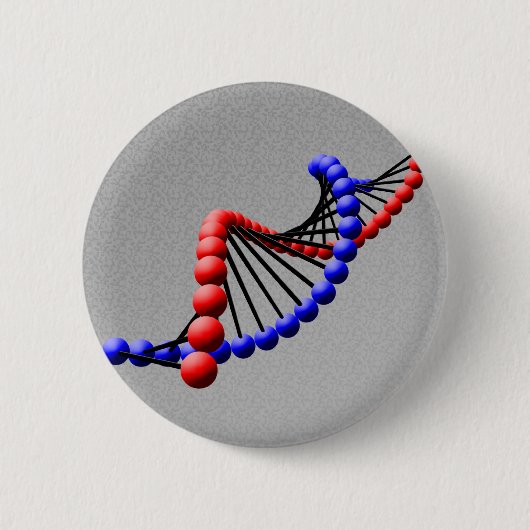 Badge Rond 5 Cm ADN - Bouton de double hélice (Devant)