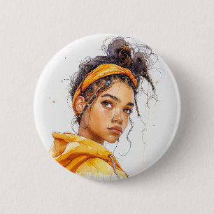 Badge Rond 5 Cm Adolescent Urbain