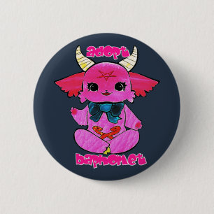 Badge Rond 5 Cm adopter bephonet