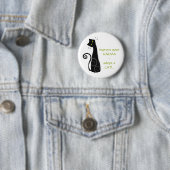 Badge Rond 5 Cm Adoptez un chat (En situation)