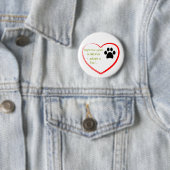 Badge Rond 5 Cm Adoption d'animal familier (En situation)
