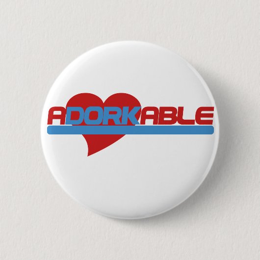 Badge Rond 5 Cm Adorable Dork (Devant)