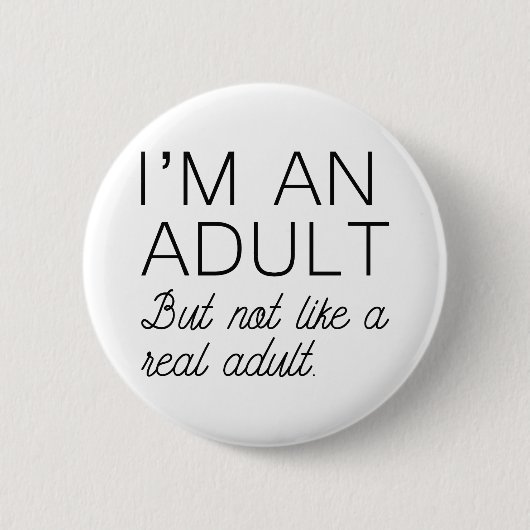 Badge Rond 5 Cm Adulte réel (Devant)