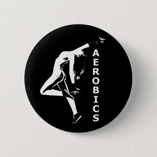 Badge Rond 5 Cm Aérobic (Devant)