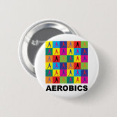 Badge Rond 5 Cm Aérobic (Devant & derrière)