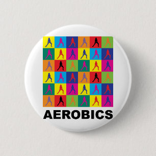 Badge Rond 5 Cm Aérobic