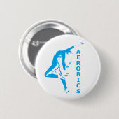 Badge Rond 5 Cm Aérobic (Devant & derrière)