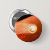 Badge Rond 5 Cm Aérocoque Avec Perpersévérance Rover Descente Vers (Devant & derrière)