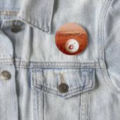 Badge Rond 5 Cm Aérocoque Avec Perpersévérance Rover Descente Vers (En situation)