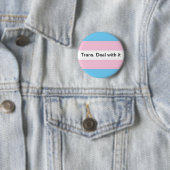 Badge Rond 5 Cm affaire avec elle (En situation)