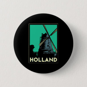 Badge Rond 5 Cm affiche vintage de voyage d'art déco de la