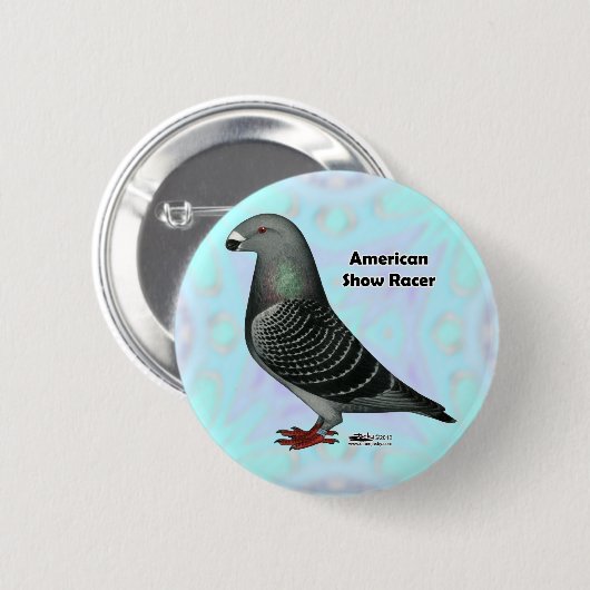 Badge Rond 5 Cm Afficher l'ASR racer (Devant & derrière)