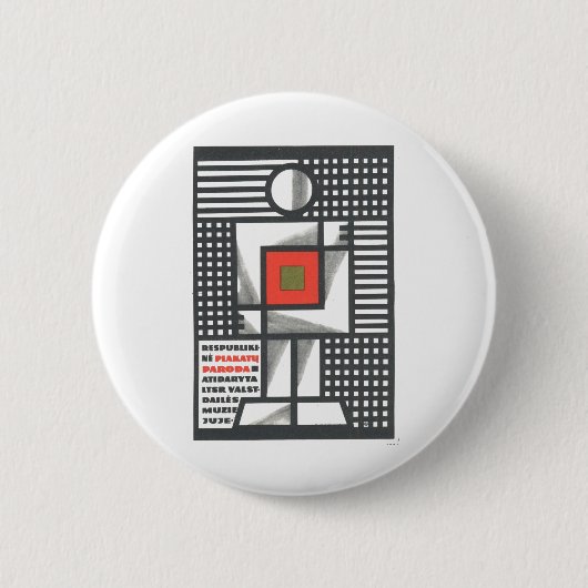 Badge Rond 5 Cm Affiches de propagande d'Union Soviétique de (Devant)