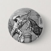 Badge Rond 5 Cm Affrontement Des Titans (Devant)