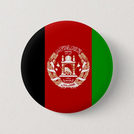 Badge Rond 5 Cm Afghanistan (Devant)