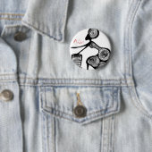 Badge Rond 5 Cm Afrique (En situation)