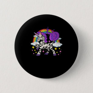 Badge Rond 5 Cm Afrique Animal Rainbow Zebracorn Cute Zebra Imagin