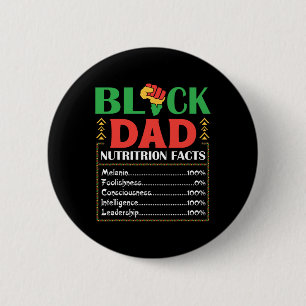 Badge Rond 5 Cm Afrique Black Papa Nutrition Faits Melanin Conscie