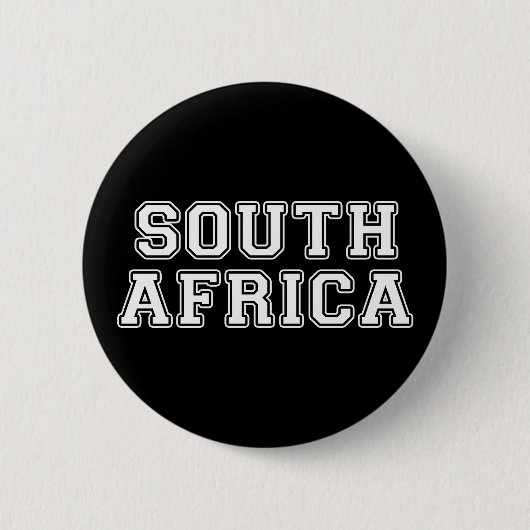 Badge Rond 5 Cm Afrique du Sud (Devant)