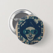 BADGE ROND 5 CM AFRO (Devant & derrière)