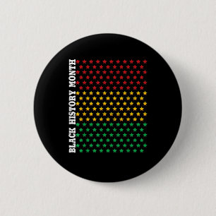 Badge Rond 5 Cm Afro-Américains Noirs Histoire Mois Cadeaux Noirs