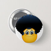 Badge Rond 5 Cm afro émoji (Devant & derrière)